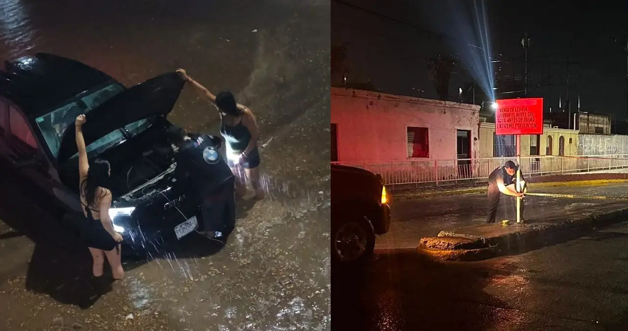 Lluvia de 46 milímetros deja inundaciones y cierres viales en Navojoa
