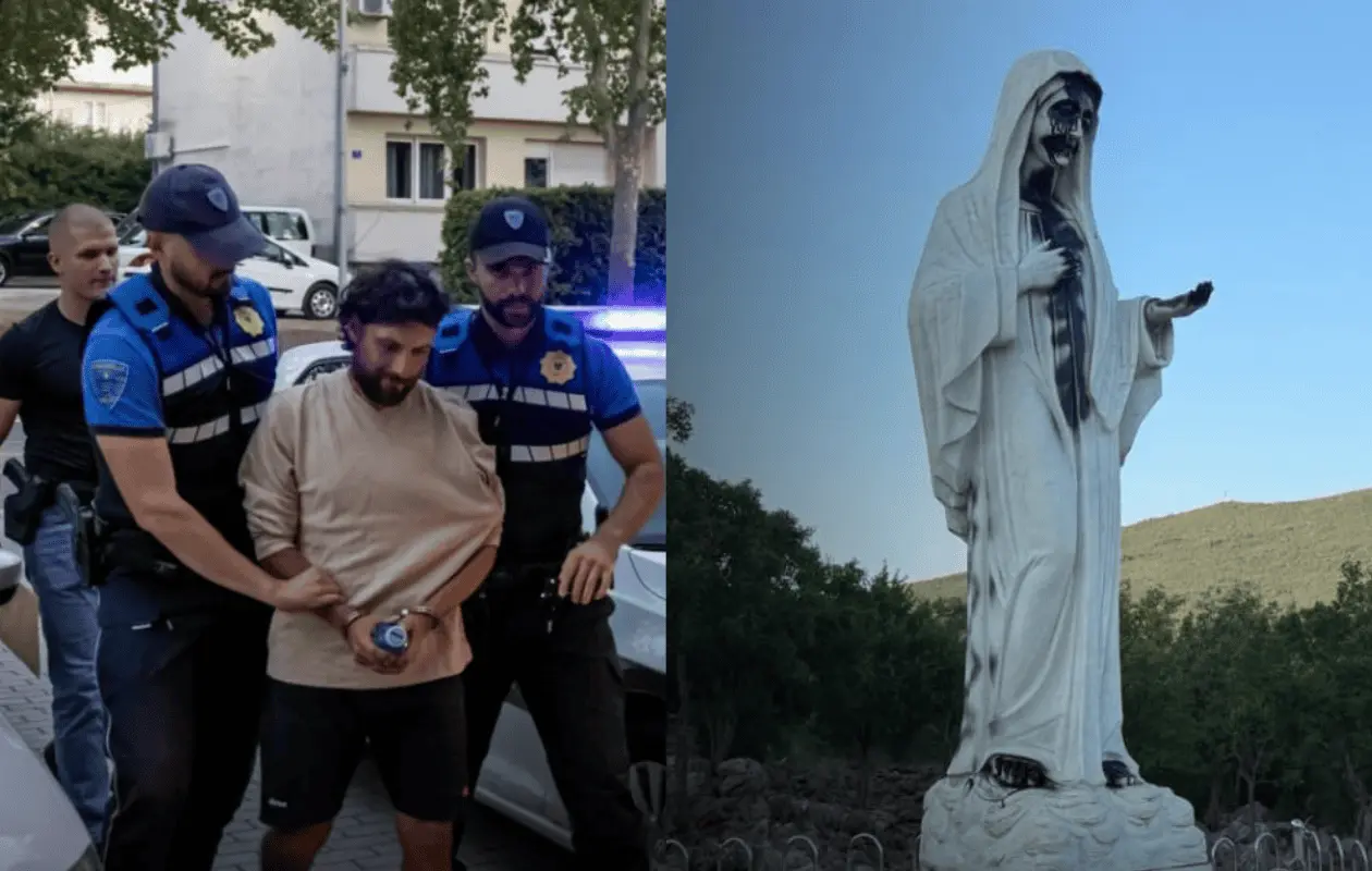 Arrestan al responsable del incendio y profanación en el Santuario de Medjugorje