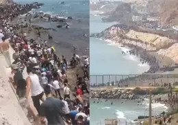 VIDEO | Migrantes llegan nadando desde Marruecos a España; refuerzan vigilancia fronteriza