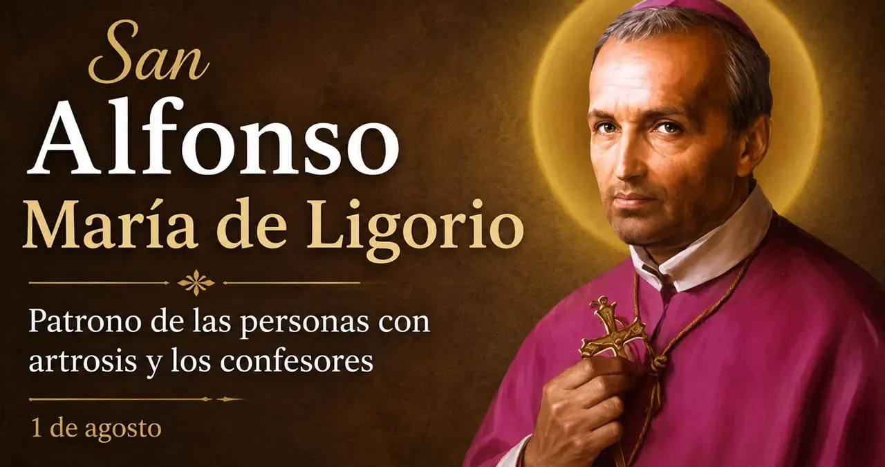 Santoral de hoy, 1 de agosto: San Alfonso María de Ligorio, protector de los enfermos de artrosis