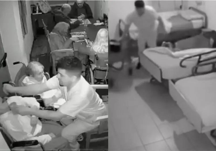 VIDEO | Cuidador golpea y maltrata a una abuelita en un asilo; le dice que se muera de una vez