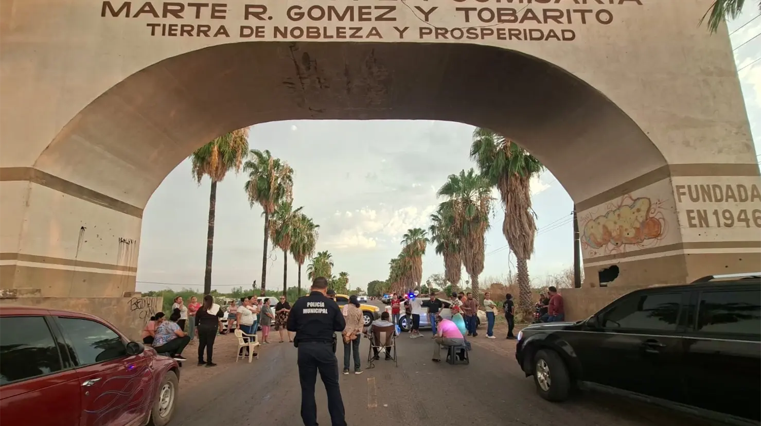 Se manifiestan en MRG contra apagones de CFE