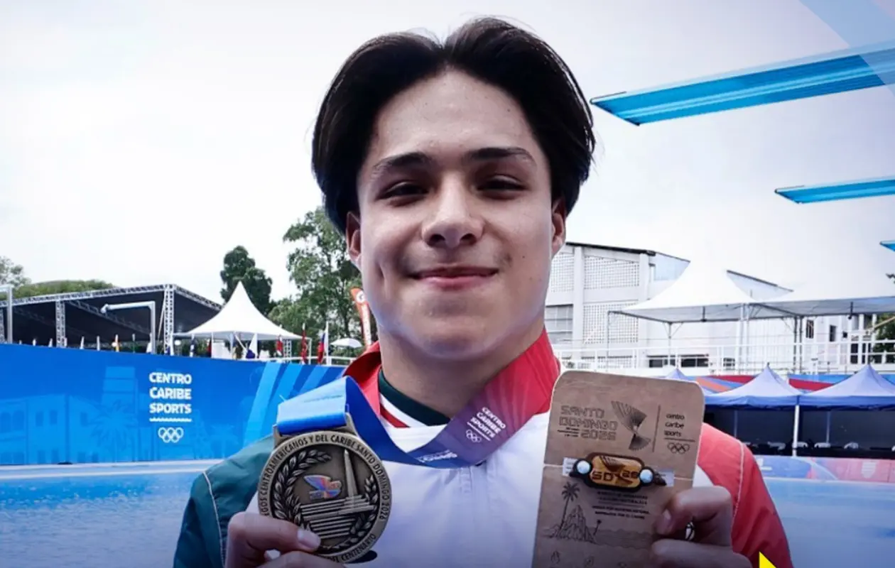 Osmar Olvera conquista el oro en trampolín de tres metros y lidera la cosecha mexicana en los JCC