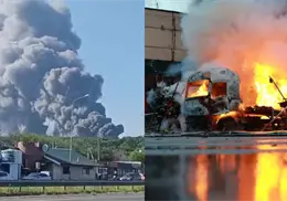 Ola de drones ucranianos deja ocho muertos en Rusia y alcanza instalaciones militares, petroleras y logísticas