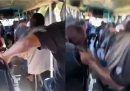 VIDEO | Chofer de transporte urbano es denunciado tras conducir a exceso de velocidad y poner en riesgo a pasajeros