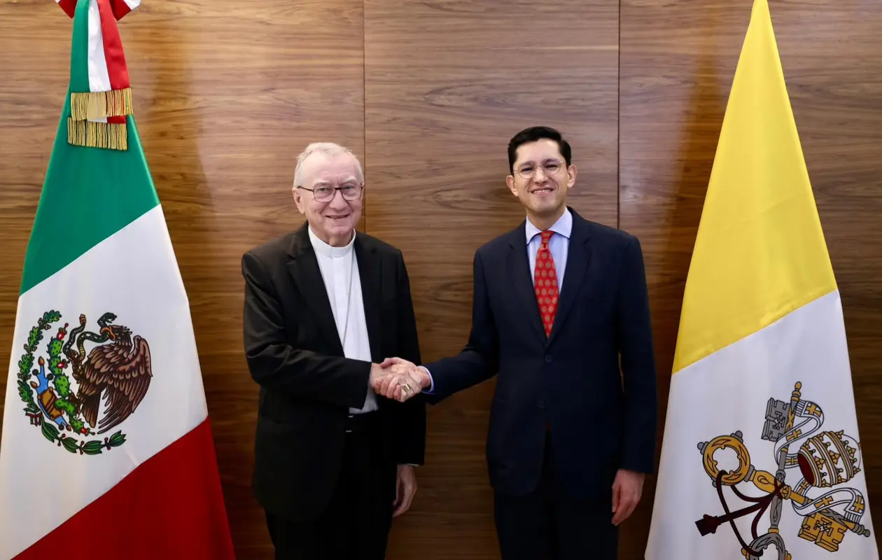 Secretario de Estado del Vaticano inicia visita oficial a México; tendrá reunión con Claudia Sheinbaum