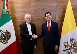 Secretario de Estado del Vaticano inicia visita oficial a México; tendrá reunión con Claudia Sheinbaum Secretario de Estado del Vaticano inicia visita oficial a México; tendrá reunión con Claudia Sheinbaum