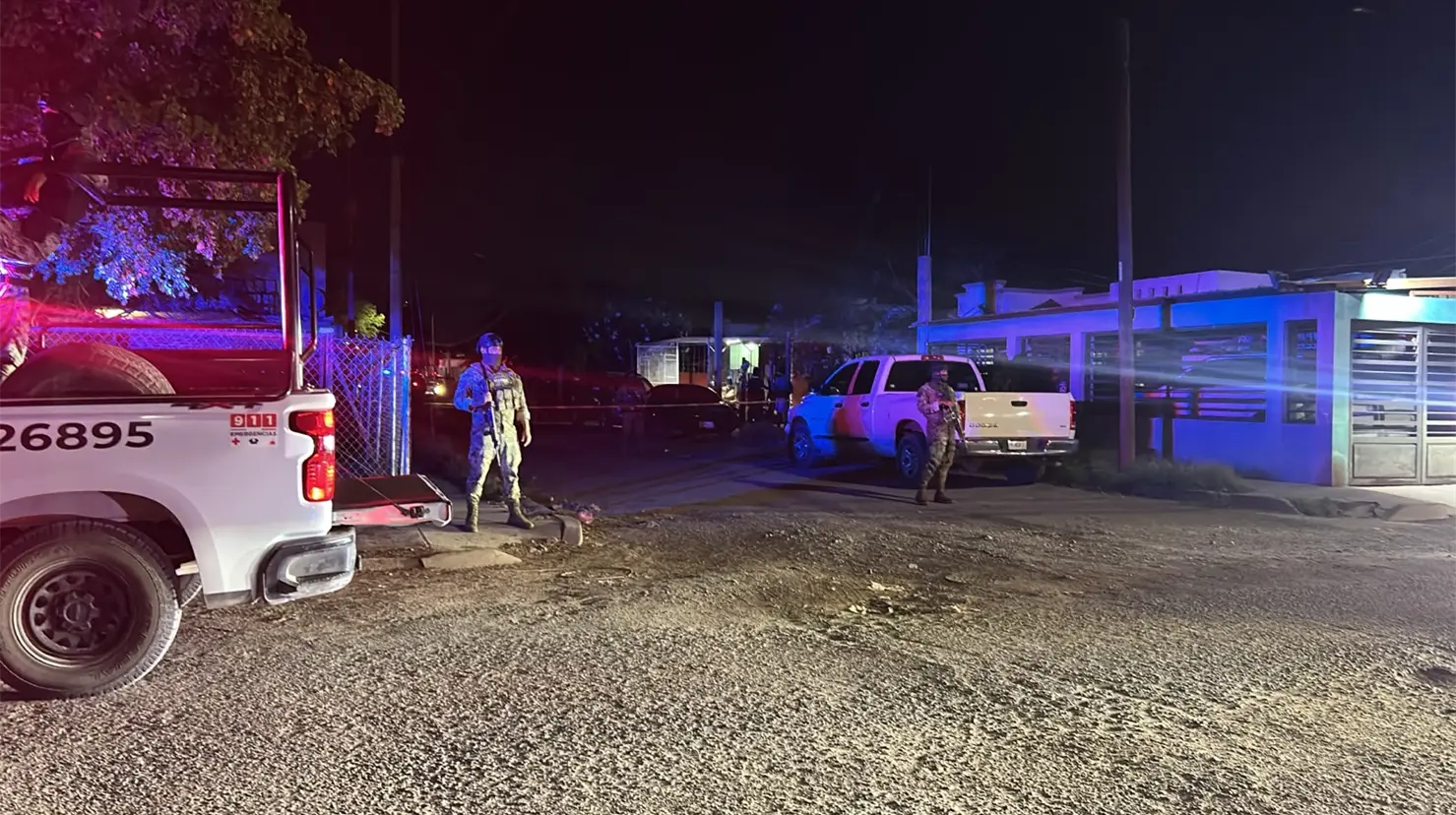 Persona herida en violento ataque con arma de fuego