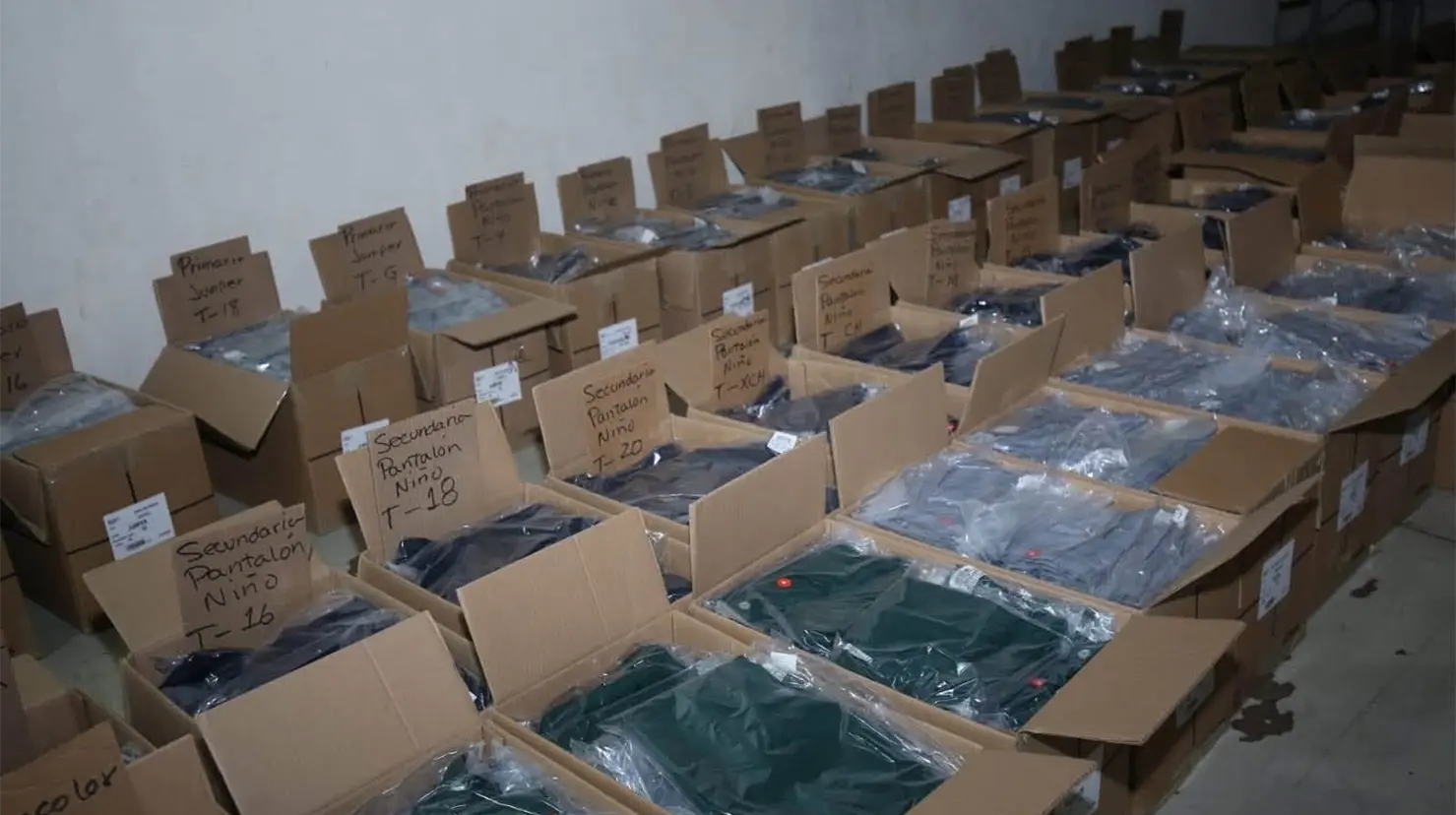 Esta semana se lleva a cabo la entrega de los uniformes en Hermosillo y una vez culminada se trasladará la dinámica hacia el municipio de Cajeme