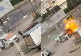 VIDEO | Vendedor ambulante resulta herido tras ser perseguido por un dron en Ucrania VIDEO | Vendedor ambulante resulta herido tras ser perseguido por un dron en Ucrania