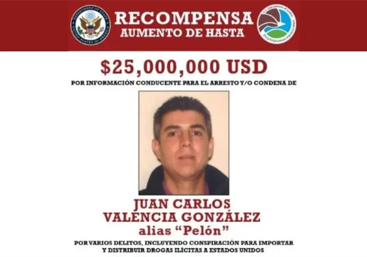 Estados Unidos eleva a 25 millones de dólares la recompensa por el hijastro de El Mencho