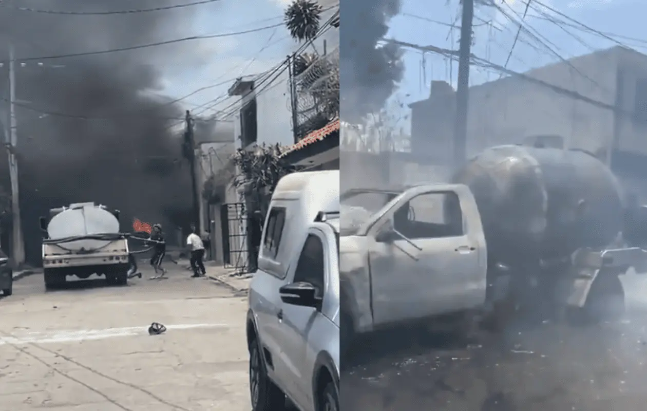 Explosión de pipa de gas en Cuernavaca deja 21 lesionados y provoca daños en viviendas