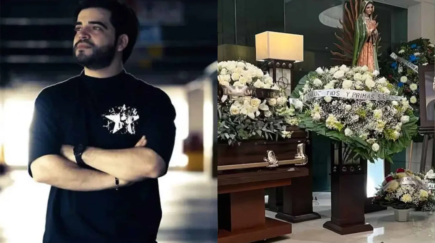 Filtran imágenes del funeral del influencer César Gastélum en Sinaloa; así lo despidieron