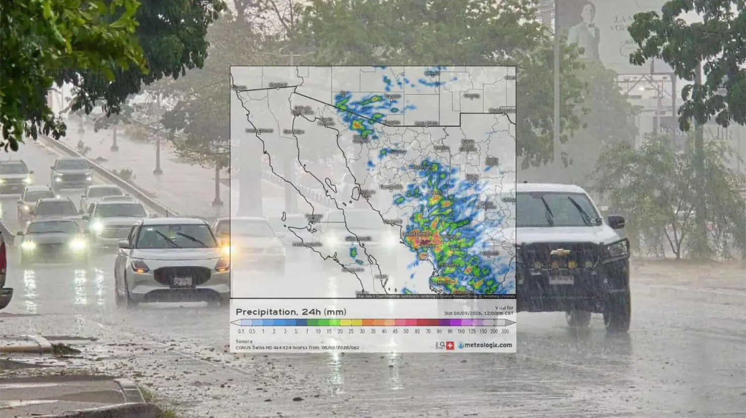Clima en Hermosillo hoy 9 de agosto: Continuarán las lluvias en la capital sonorense