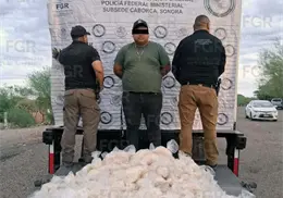 FGR vincula a proceso a chofer detenido con droga en Caborca