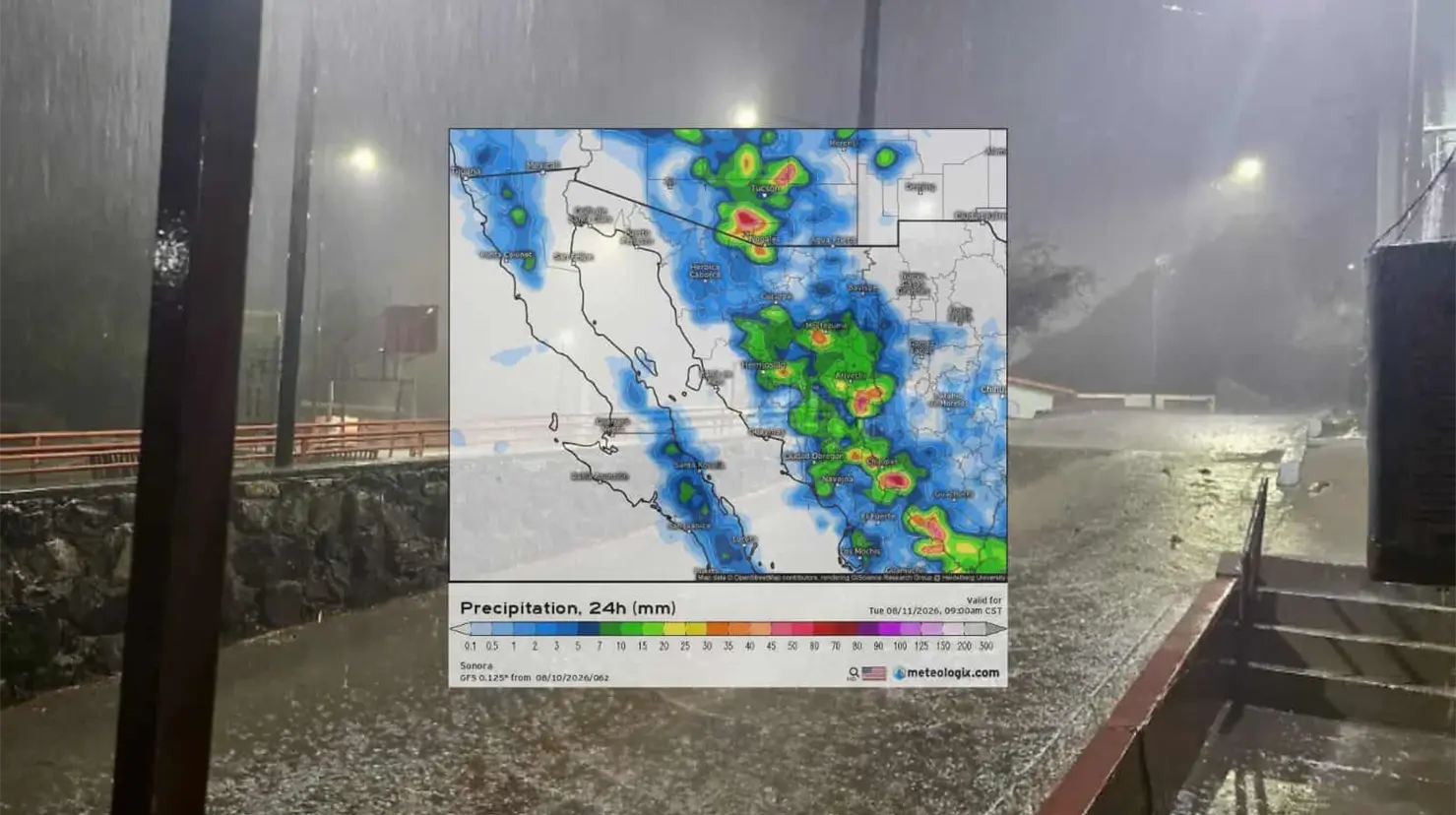 Clima en Hermosillo hoy 11 de agosto: Se pronostican más lluvias en la capital de Sonora