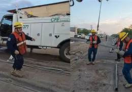 Desata polémica en redes trabajador de la CFE bailando durante crisis por falta de energía eléctrica en Cajeme
