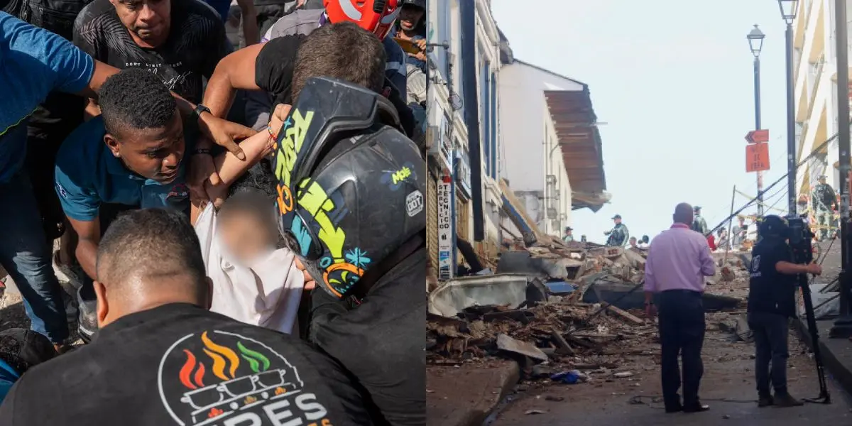 Equipos de emergencia realizan labores de rescate y evaluación de daños tras el terremoto de magnitud 7,4 que golpeó el occidente de Colombia. (Fotos: El País/AFP)