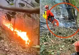 VIDEO | Familia que viajaba a festejar un cumpleaños pierde la vida en accidente de helicóptero