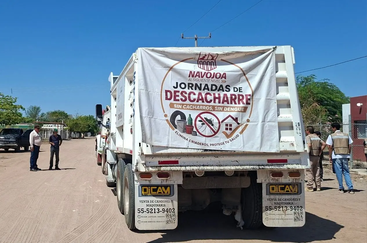 Navojoa ha retirado 1,440 toneladas de cacharros en el combate al dengue