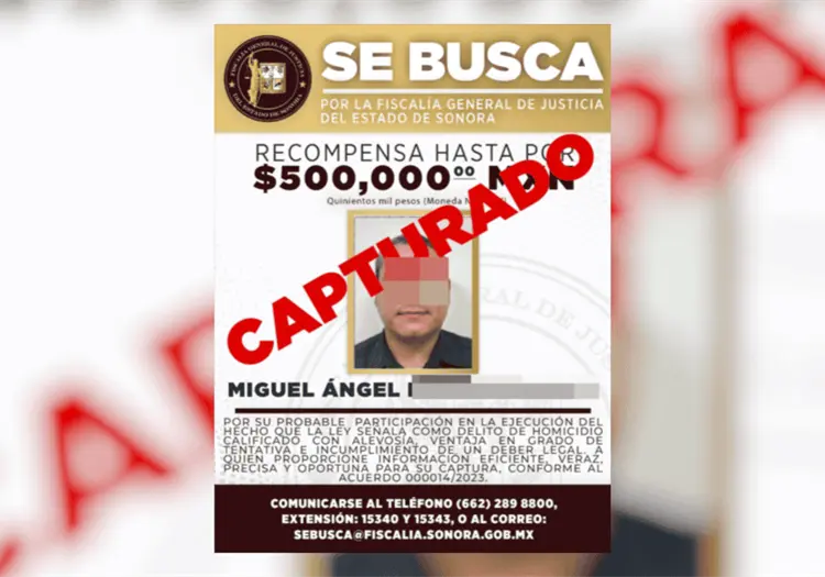 Detienen en Pueblo Yaqui a exagente de la AMIC acusado de tentativa de homicidio