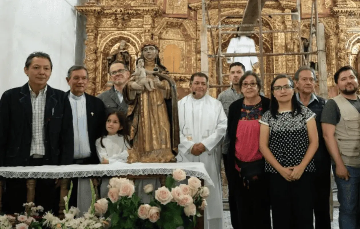 Recuperan imagen de Santa Rosa de Lima robada de una capilla en México hace 19 años