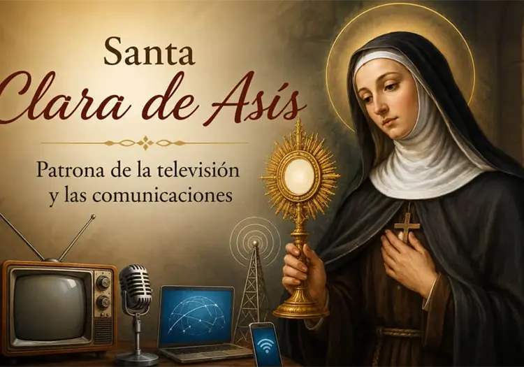 Santoral de hoy, 11 de agosto: Santa Clara de Asís, patrona de la televisión y las comunicaciones