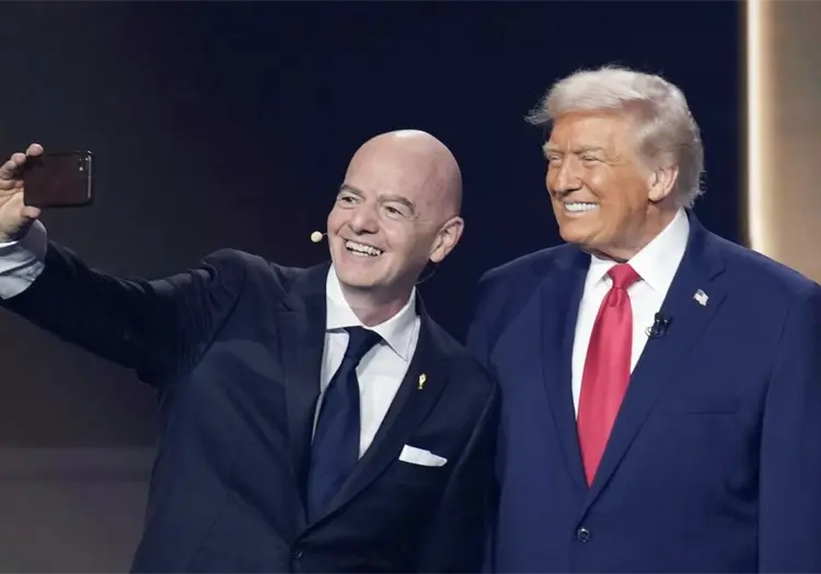 Trump respalda a Gianni Infantino y advierte a la FIFA sobre su continuidad