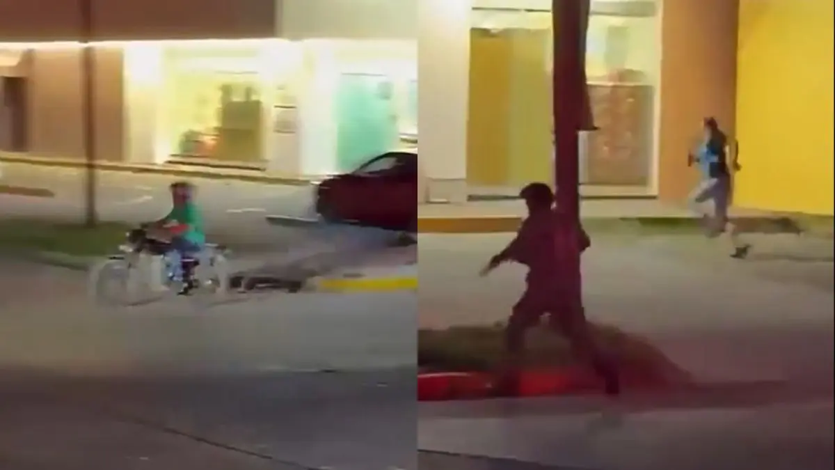 VIDEO | Narcomenudista abandona a su pareja y la detiene la Guardia Nacional tras la persecución y balacera en Mochis
