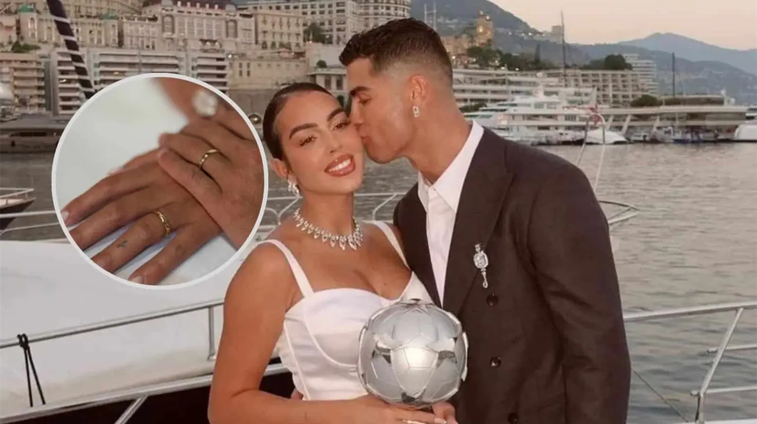 ¡Ya se casaron! Cristiano Ronaldo y Georgina Rodríguez confirman su boda con romántica foto