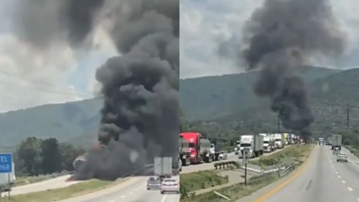 Arco Norte permanece cerrado por incendio de tractocamión; estas son las rutas alternas