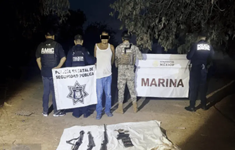 Capturan a sujeto armado en comunidad Yaqui de Guaymas