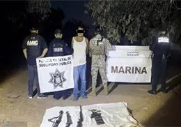 Capturan a sujeto armado en comunidad Yaqui de Guaymas