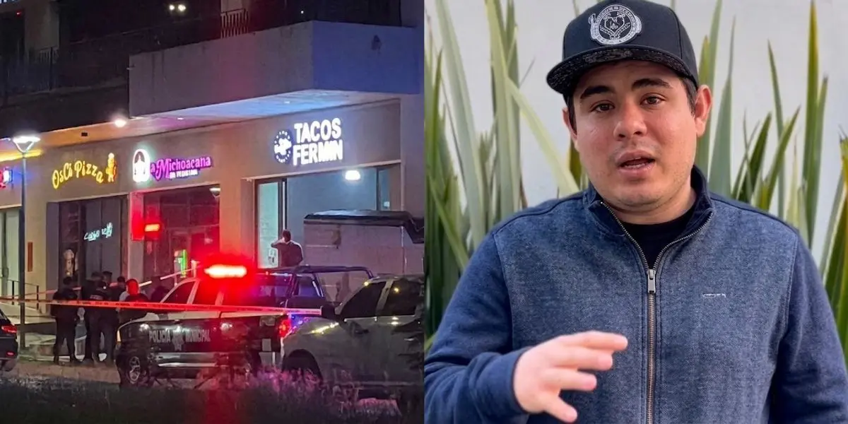 El ataque ocurrió en una taquería de Zapopan, donde también murió otro hombre y cuatro personas resultaron heridas. (Fotos/Infobae)