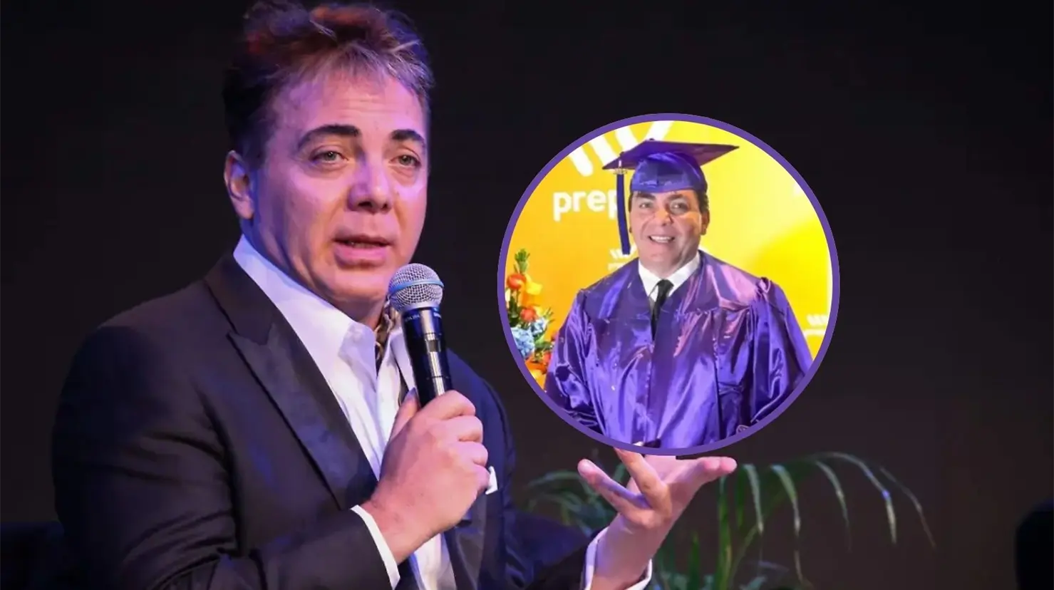 Cristian Castro revela qué carrera estudiará tras graduarse de preparatoria a los 51 años