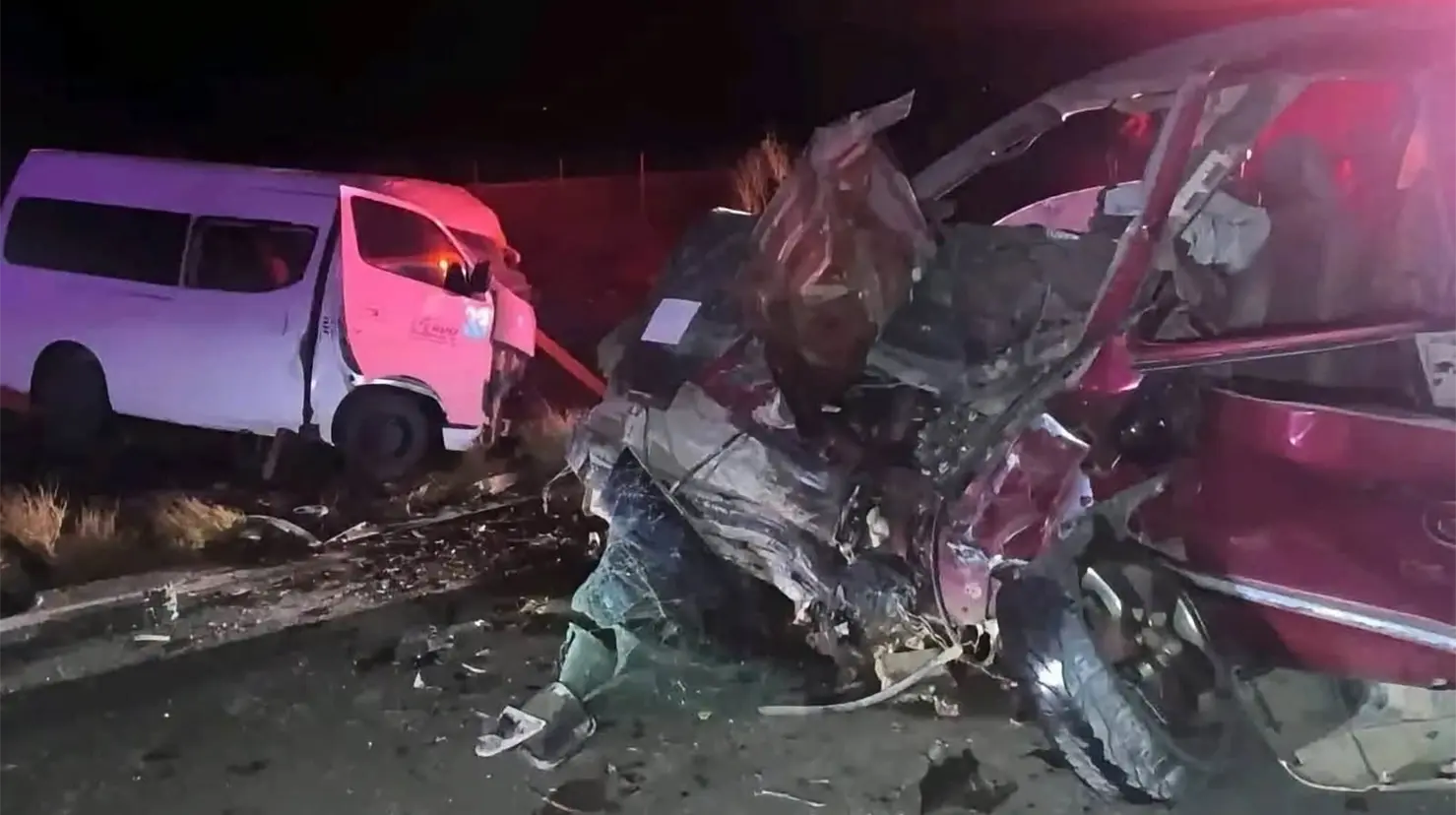 FGJES investiga choque frontal en Hermosillo