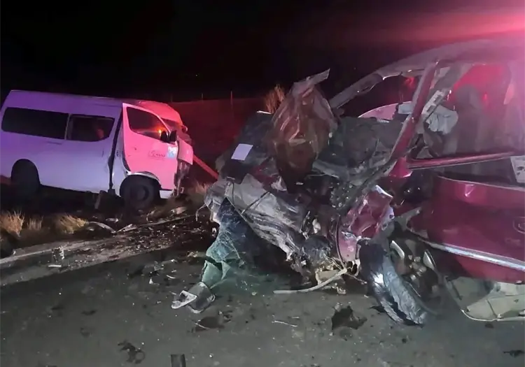 FGJES investiga choque frontal en Hermosillo