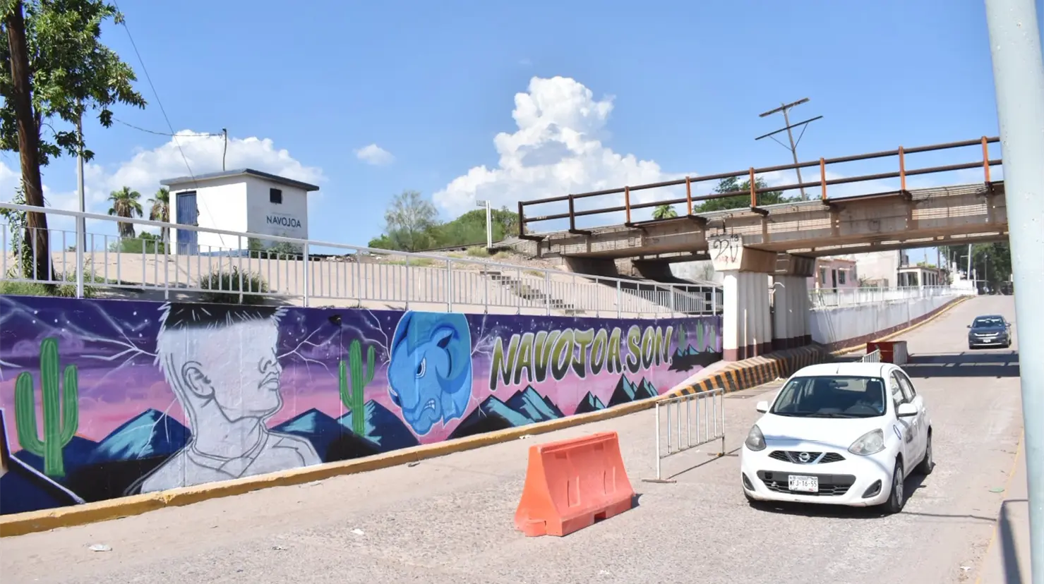 Inmortalizan a Johann Vásquez con mural en el Desnivel de Navojoa