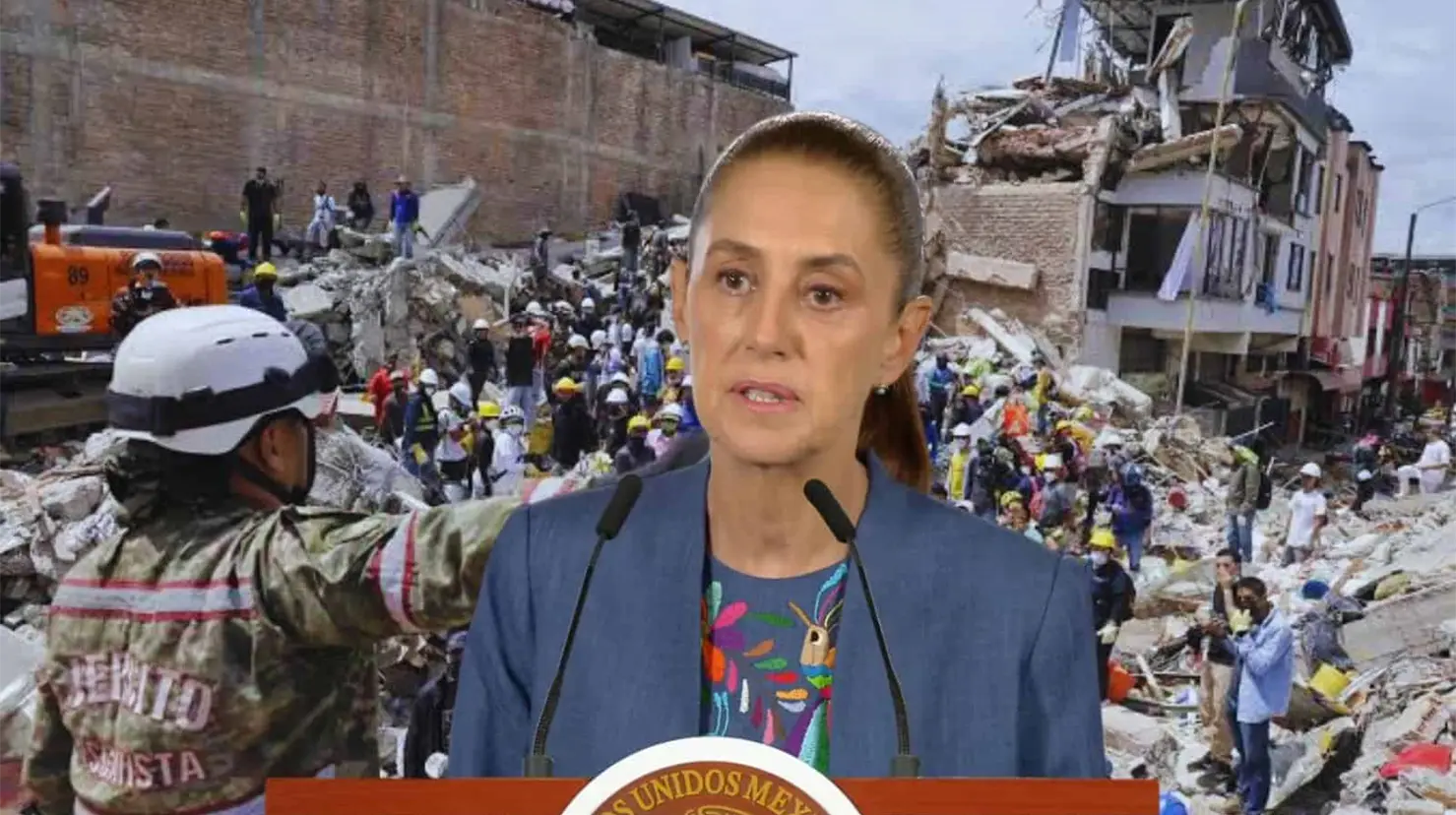 ¿Por qué el gobierno de Colombia no autorizó a los rescatistas mexicanos? Sheinbaum lo explica