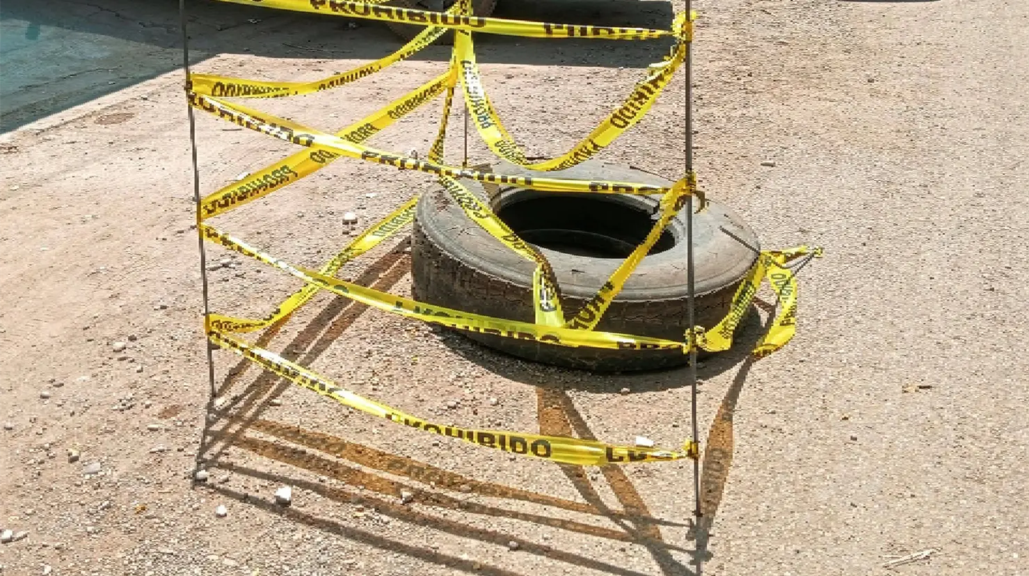 Surge socavón en Cajeme tras lluvias