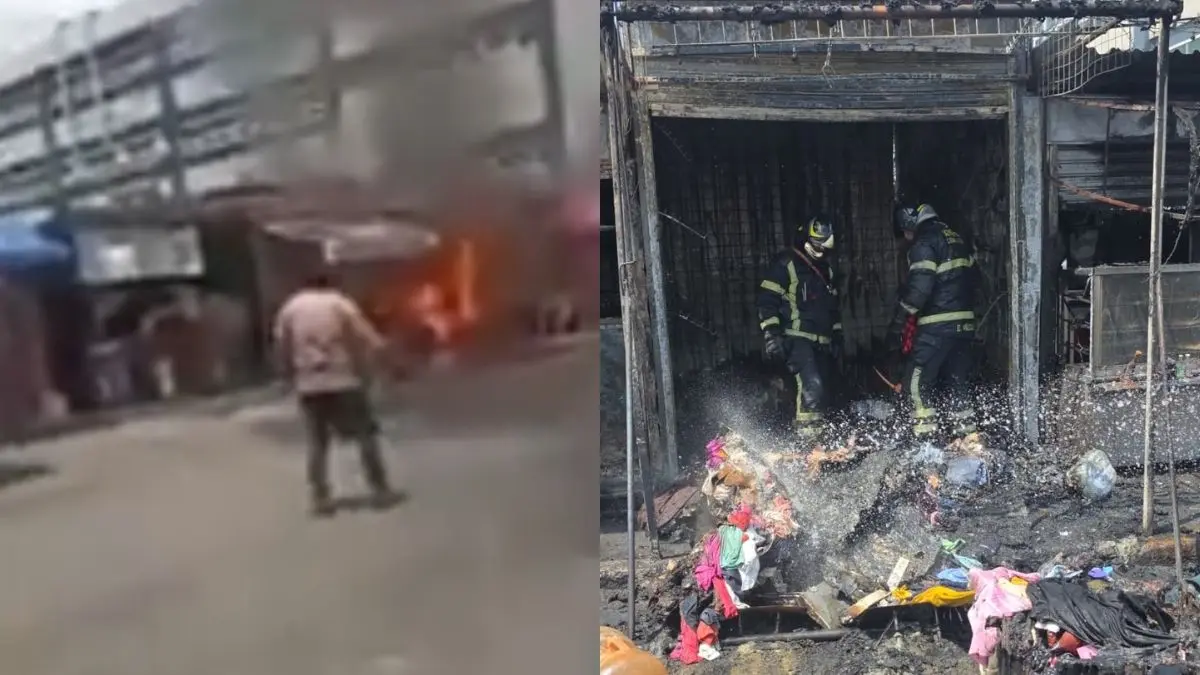 VIDEO | Registran fuerte explosión por fuga de gas en paradero de metro en Santa Marta