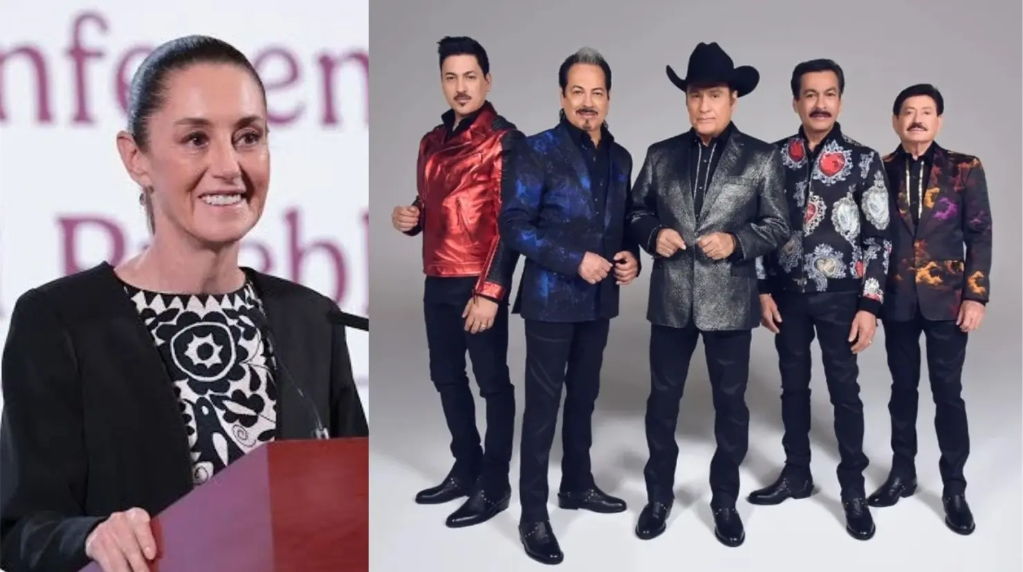 Claudia Sheinbaum presenta la nueva canción de Los Tigres del Norte en La Mañanera del Pueblo
