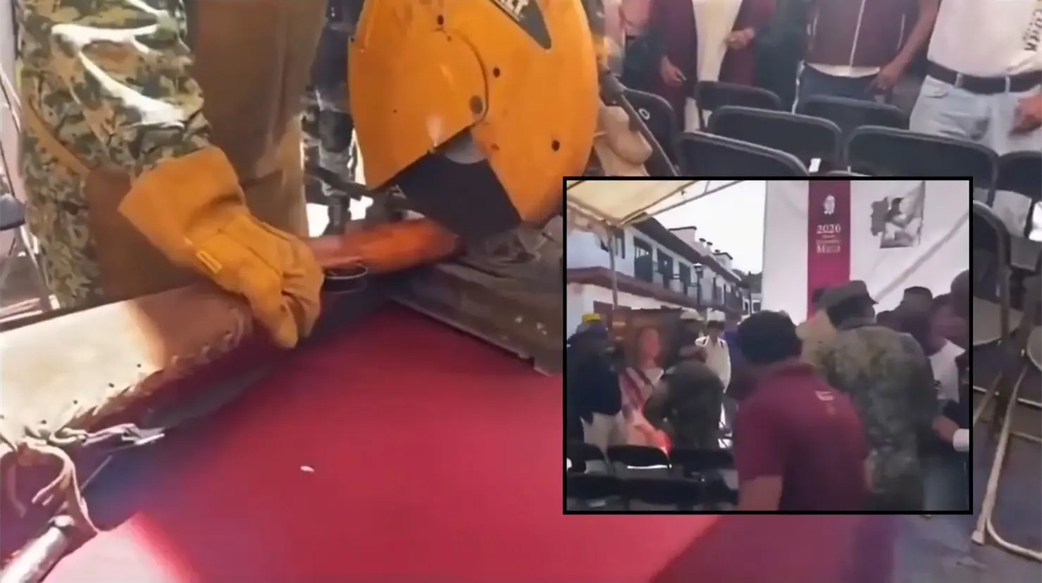 Los hechos se registraron durante una Feria del Bienestar en la que se instaló un módulo del programa “Sí al Desarme, Sí a la Paz”