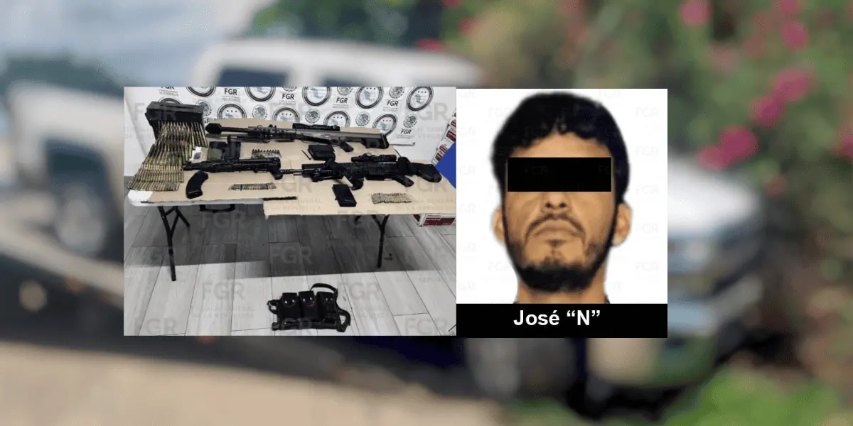 Vinculan a proceso a sujeto capturado con armamento en Navojoa