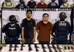 Detienen a dos presuntos miembros del Cártel de Sinaloa en Mazatlán; llevaban arsenal