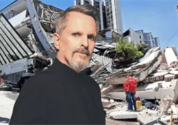 Miguel Bosé pide a presidente de Colombia aceptar ayuda de rescatistas mexicanos