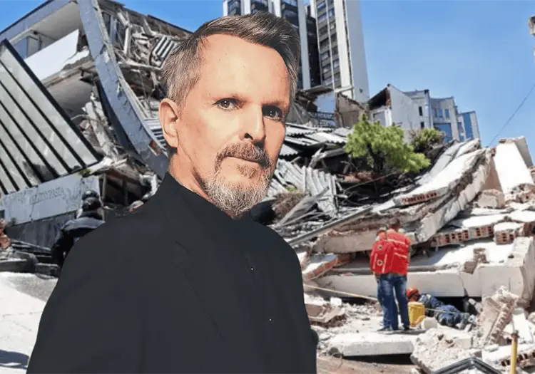 Miguel Bosé pide a presidente de Colombia aceptar ayuda de rescatistas mexicanos
