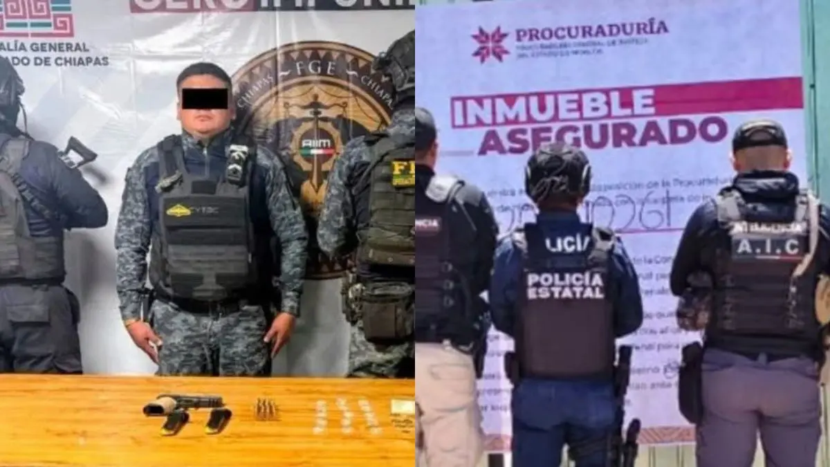 Cae Bulmaro “N” en Chiapas; presuntamente fingía ser agente de la Fuerza Pakal con uniforme falso