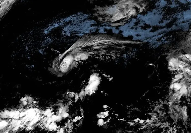 Mapa y trayectoria del huracán Lala: Así avanza el ciclón rumbo a la isla de Hawái con fuertes lluvias, vientos e inundaciones