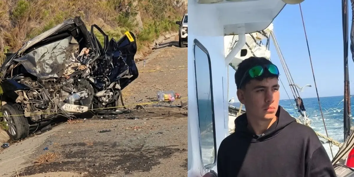 Jesús Antonio Duarte Valenzuela, joven pescador originario de Yavaros, Sonora, perdió la vida tras un choque frontal ocurrido en el Libramiento Ensenada. (Fotos/Redes sociales)